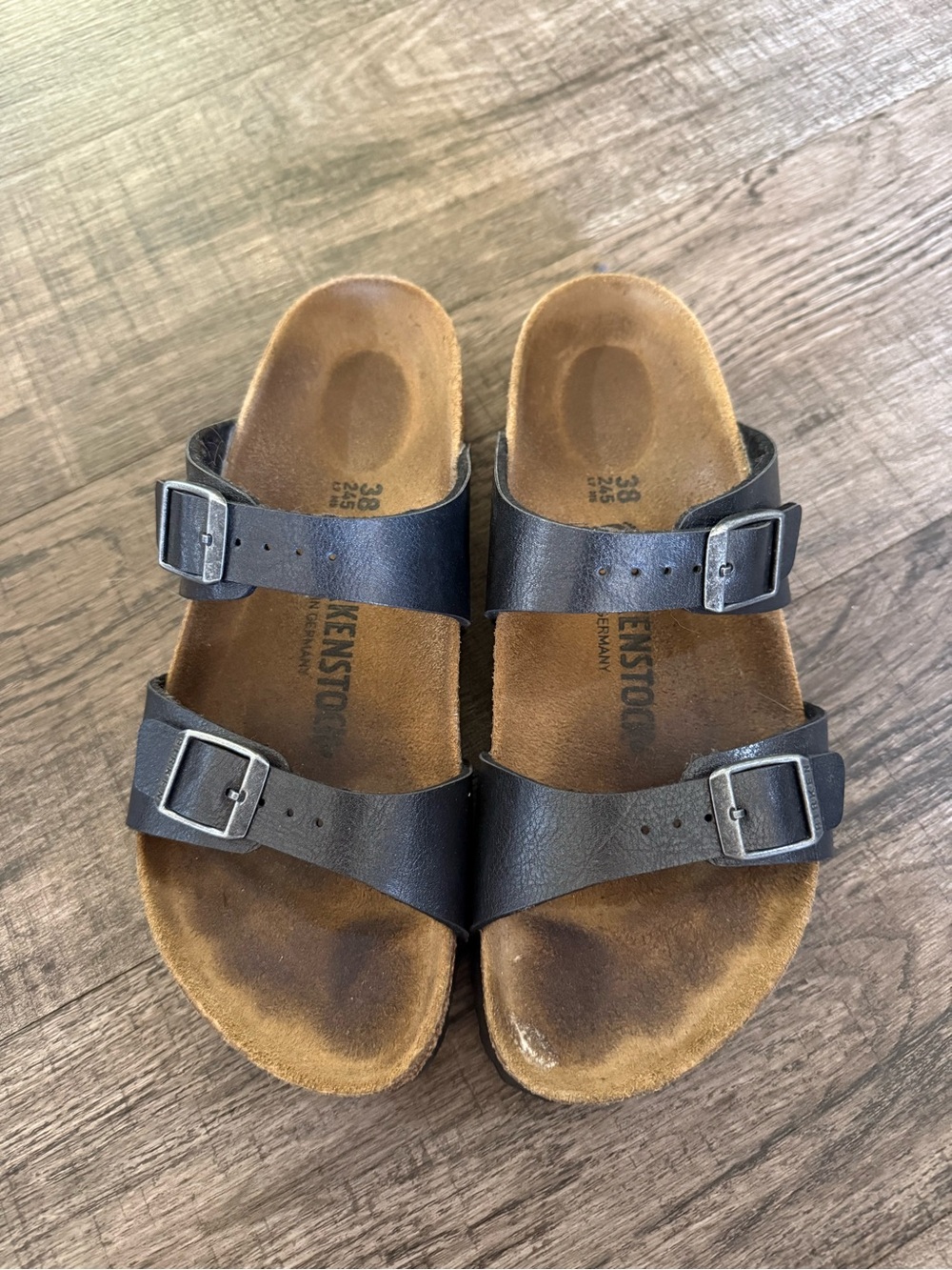 Birkenstock Sydney Sandals Black size 38/US 7